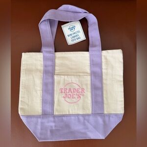 Trader Joe’s Mini Tote Bags - Pastel purple